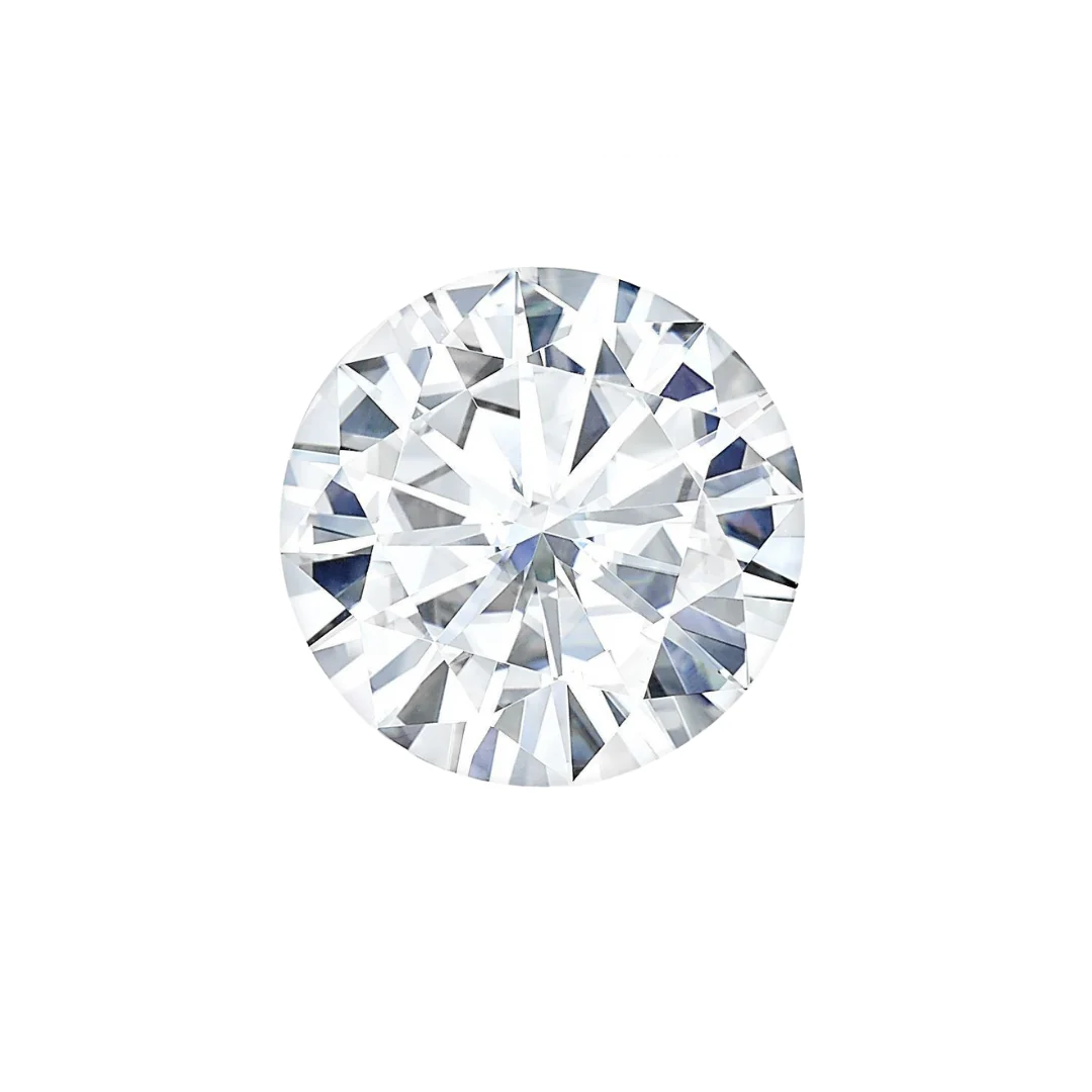 Round Cut Moissanite Diamond