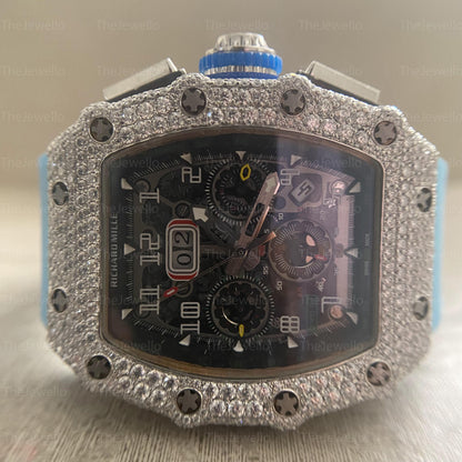 Richard Mille Iced Out Moissanite Watch