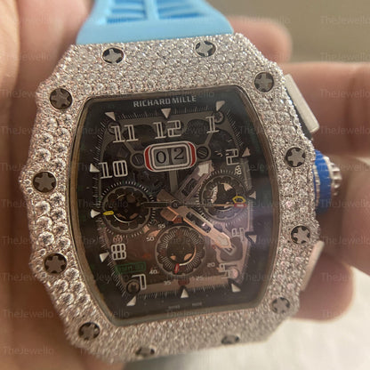 Richard Mille Iced Out Moissanite Watch