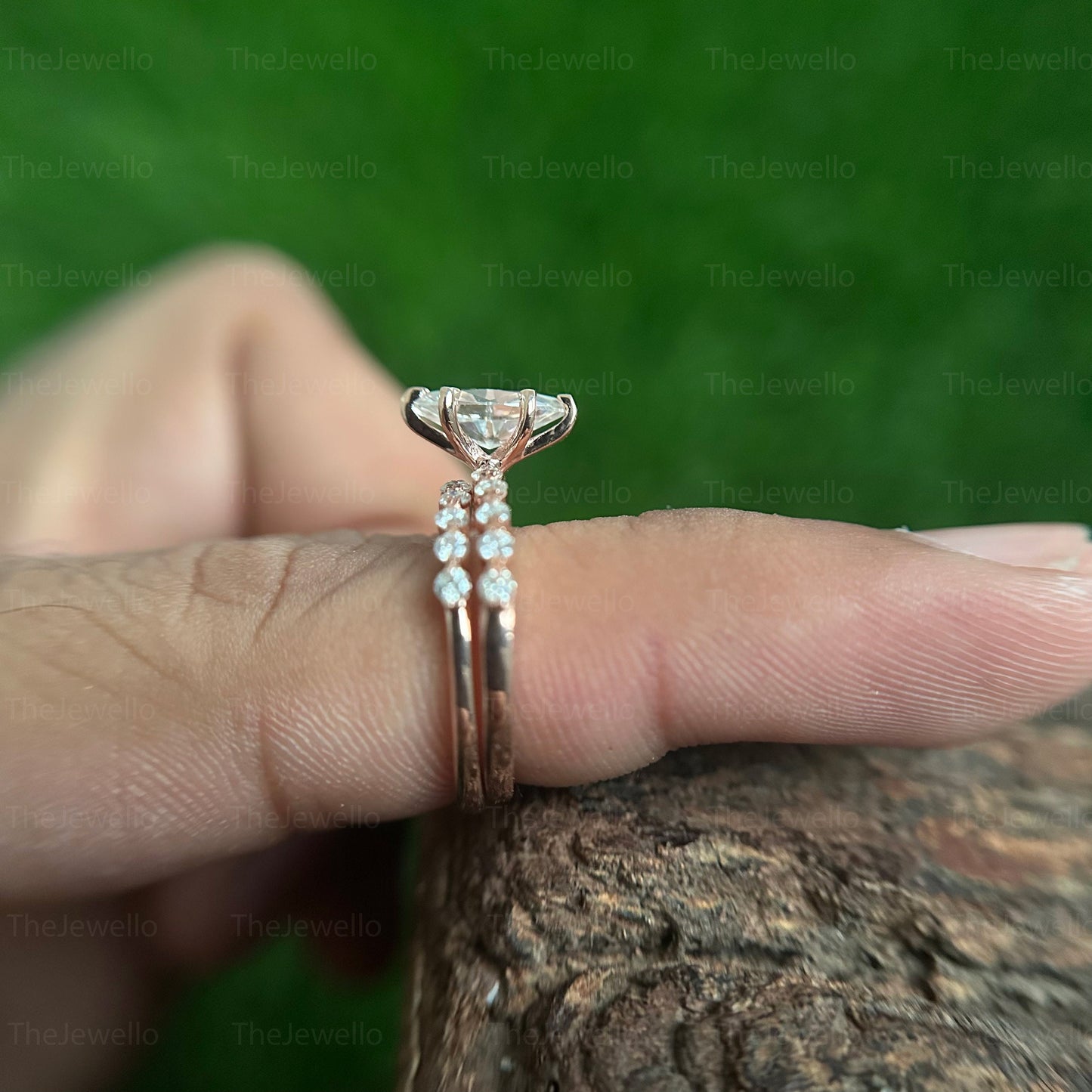 Moissanite Gold Ring - 2.00 Ct Marquise Cut Diamond Ring for Engagement - Minimalist Handmade Jewllery for Her - Wedding Ring