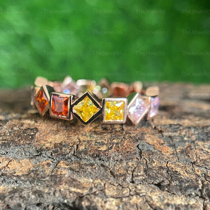 Family Birthstone Rings, Gold Personalized Dainty Ring, Diamond Ring, Birthstone Rings for Mom, Personalized Jewelry, Multi-Stone Ring