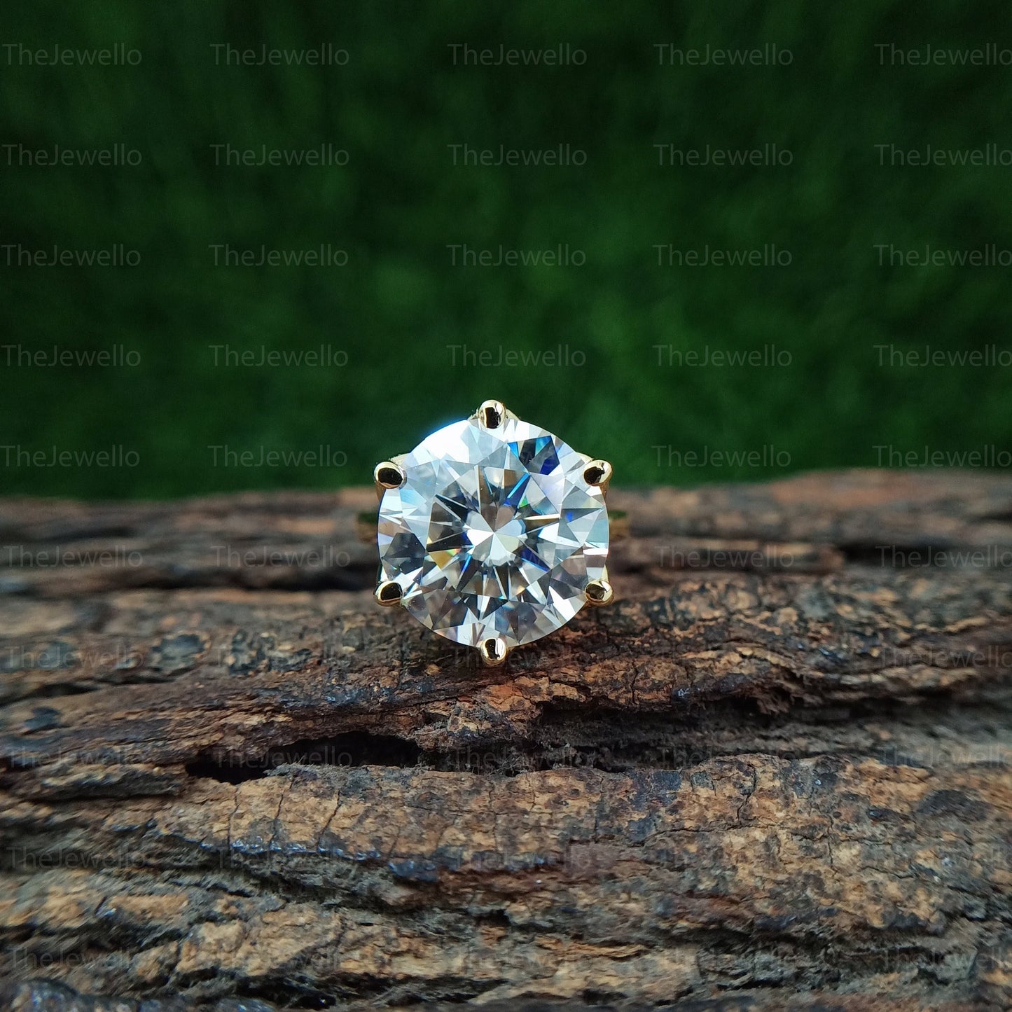 10 CT Brilliant Round Cut- Moissanite Ring- Engagement Ring- Wedding Ring- Proposal Ring- Danity Ring- Anniversary Ring- Gift for her