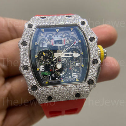 Richard Mille Iced Out Moissanite Watch