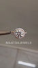 3.50Ct Round Cut Halo Moissanite Ring, 14k Solid Gold Halo Diamond Engagement Ring, 10mm Round Moissanite Ring